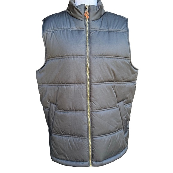 Weatherproof Vintage Dark Grey Down Vest Mens Size Large - Picture 1 of 6